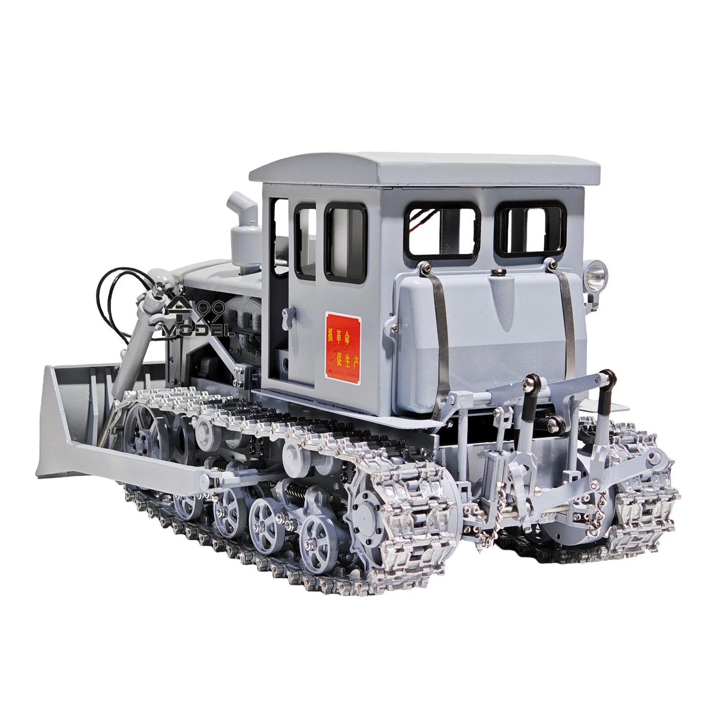 Dongfanghong Bulldozer 1/12 Metal Hydraulic RC Bulldozer Model RTR with Lighting and Sound System Remote Control Car Model Toy
