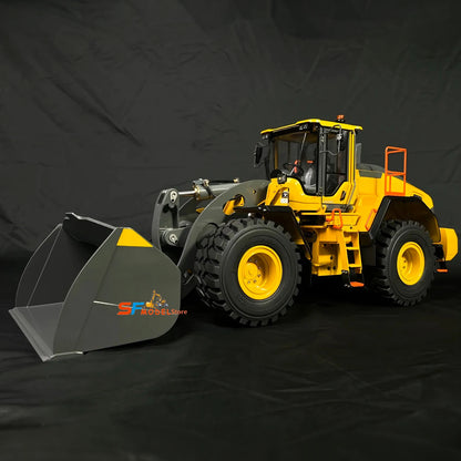 VOLVO L260H Hydraulic RC Loader 1/14 Double E Metal RC Loader Model RTR with Lighting and Sound System Remote Control Car Toy