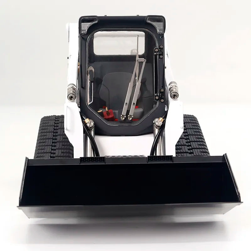 Free Shipping SM770 Bobcat Loader 1/14 RC Crawler Metal Hydraulic Skid Steer Loader RTR Bobcat Engineering Vehicle Model Boy Toy Gift