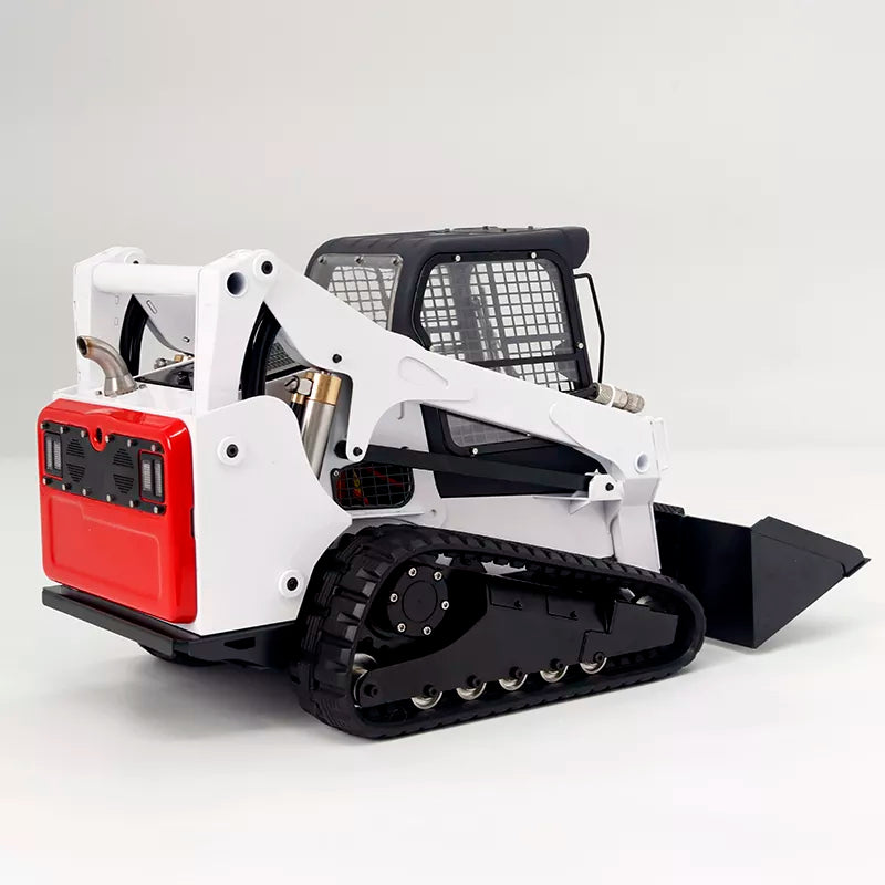 Free Shipping SM770 Bobcat Loader 1/14 RC Crawler Metal Hydraulic Skid Steer Loader RTR Bobcat Engineering Vehicle Model Boy Toy Gift