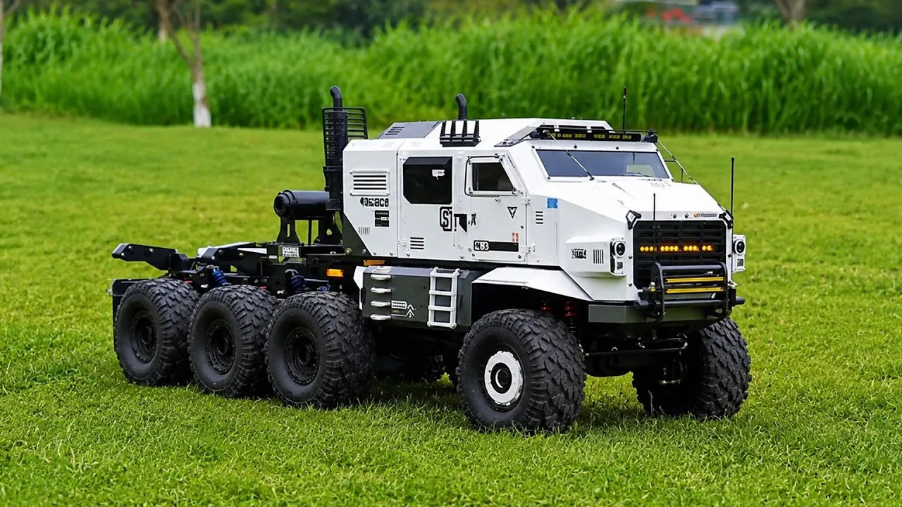 ST8 1/10 Scale 8x8 Heavy-Duty RC Off-Road Vehicle Model (RTR)