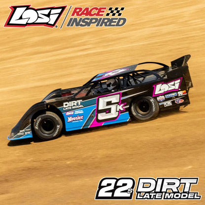 LOSI 1/10 22S 2WD Dirt Oval Late Model RTR Brushless RC Car (LOS-2167)