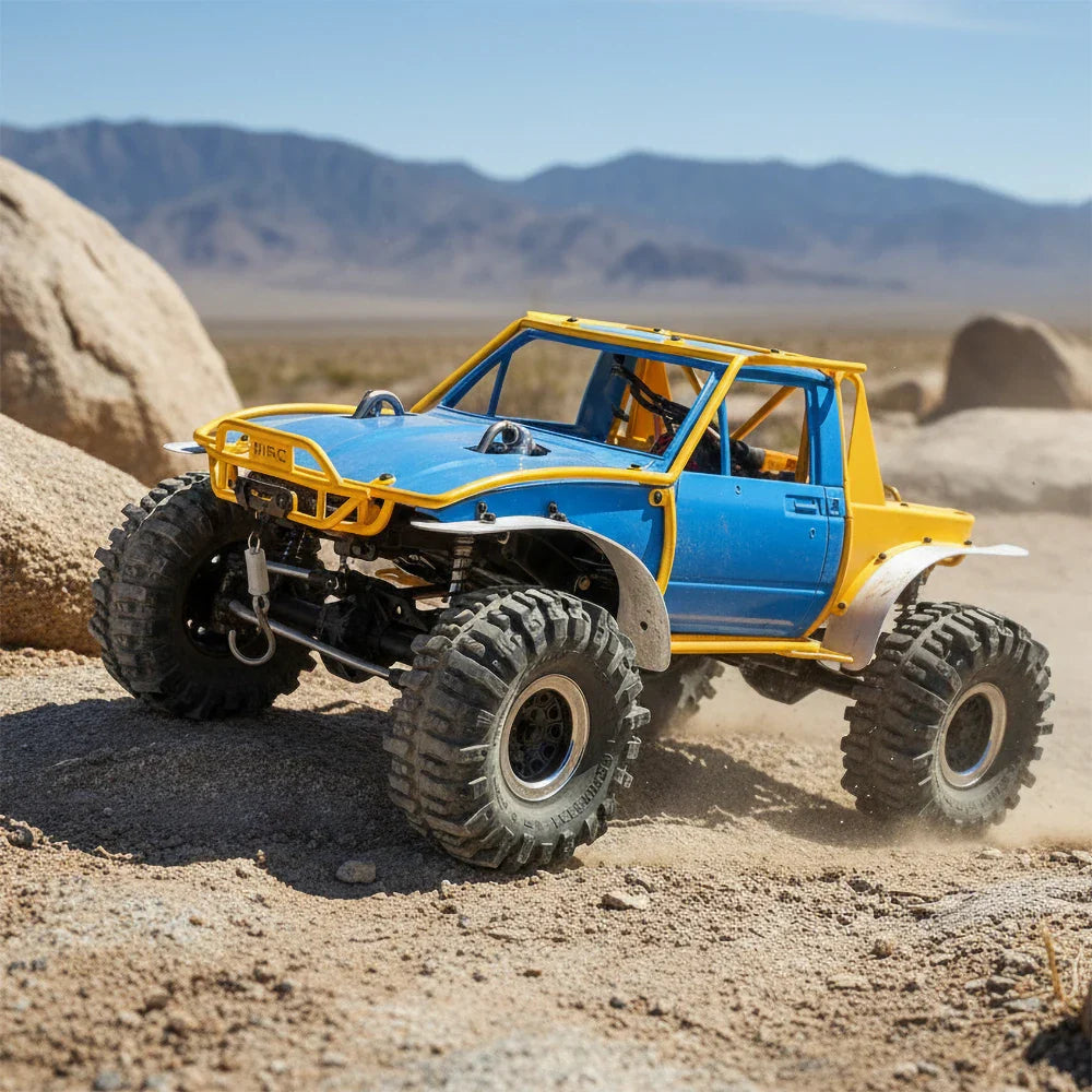 D1RC RCRFC 1/10 Rainforest Chariot Brushless RC Crawler - Metal Tube Chassis Roll Cage Car