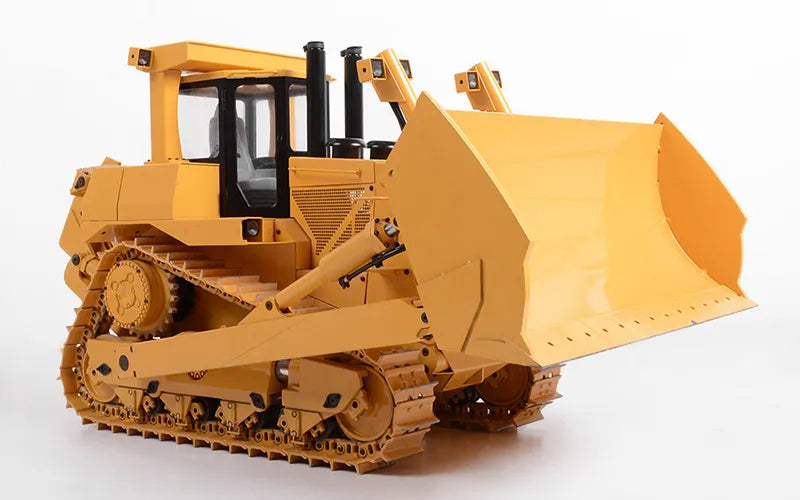 Free Shipping Bulldozer 1/14 JDM 98 DXR2 D9T Remote Control Hydraulic Bulldozer Upgraded Sound and Lighting System Metal Bulldozer Model Remote Control Car Adult Toy