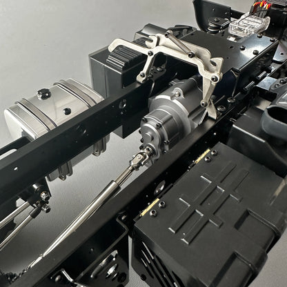 Free Shipping Unimog 1/10 RC Dump Truck Climbing Car RTR Version Remote Control Car Model Boy Toy Gift