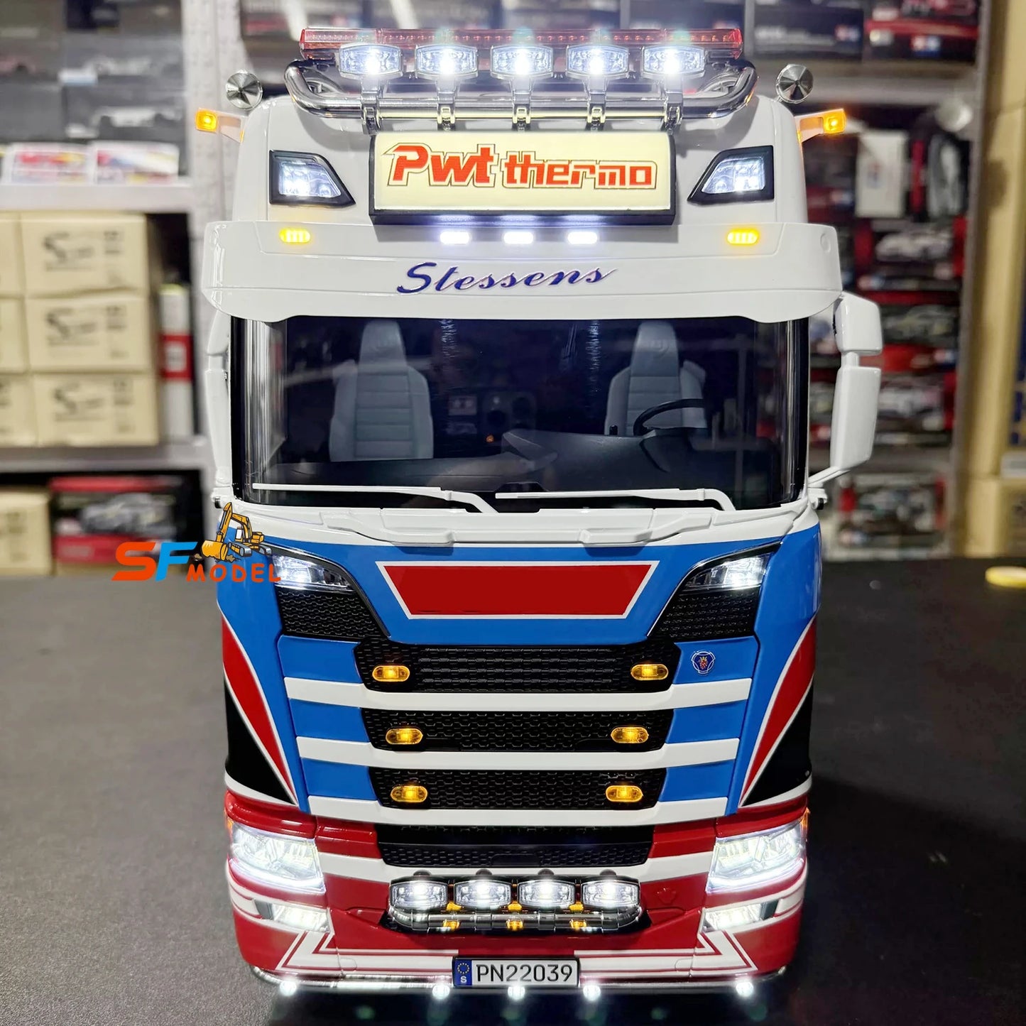 Tamiya 770S RC Truck 1/14 8x4 Remote Control Tractor Metal Model PL18EV Remote Control Boy Remote Control Car Model Toy