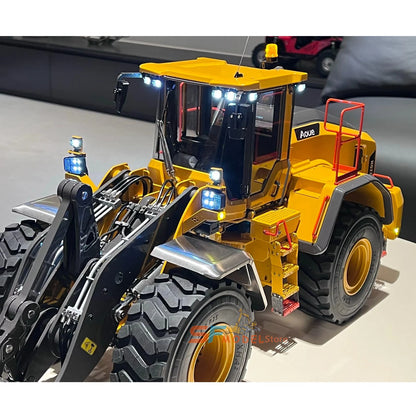 LESU New Loader 1/14 L220H Remote Control Hydraulic Loader Metal Model Engineering Wheel Loader Remote Control Car Toy