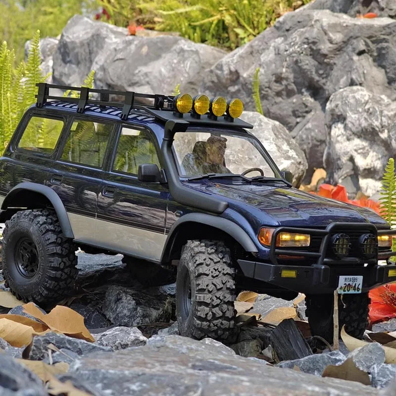 FMS FCX10 LC80 Pro V2 1/10 Brushless RC Crawler - Toyota Land Cruiser Off-Road Truck RTR