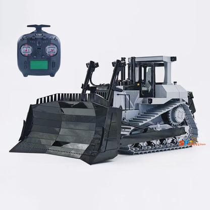 JDM 98 D9T RC Hydraulic Bulldozer 1/14 DXR2 Upgraded Bulldozer Metal Model with Lights and Sound System RC Truck Toy 2026 New
