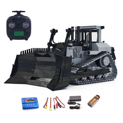 JDM 98 D9T RC Hydraulic Bulldozer 1/14 DXR2 Upgraded Bulldozer Metal Model with Lights and Sound System RC Truck Toy 2026 New