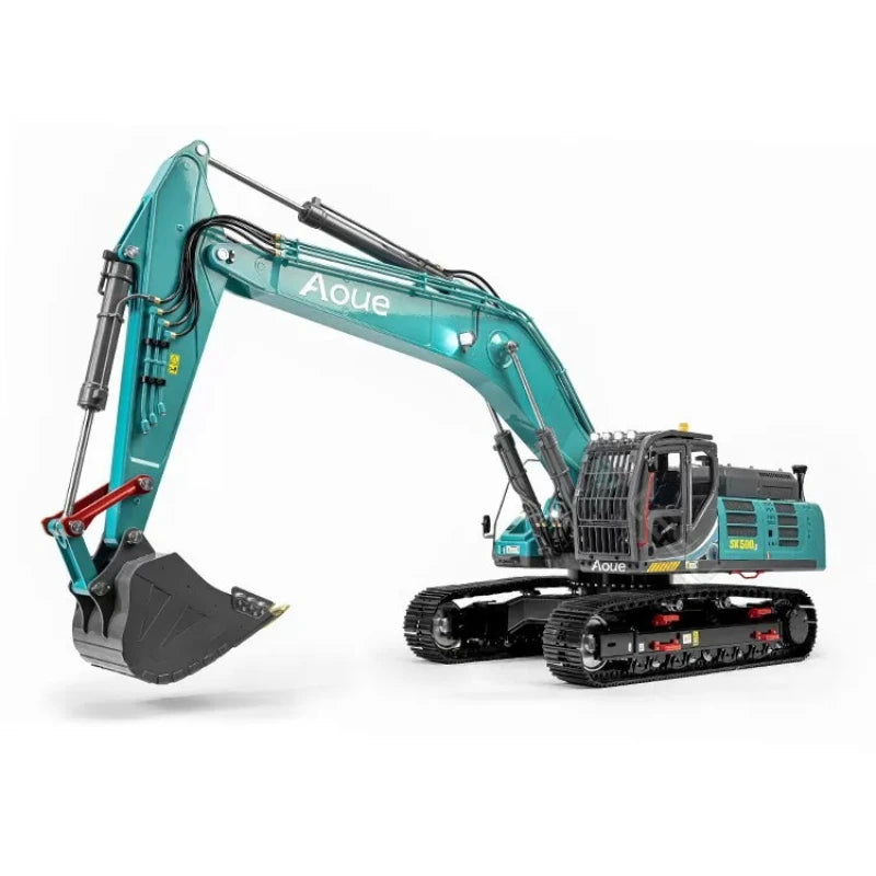 LESU SK500 RC Excavator 1/14 Hydraulic Remote Control Excavator KIT/RTR Version 6-Way Valve Tracked Excavator Metal Model Toy