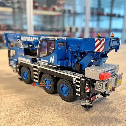 D1050 RC Crane 1/14 3-axis Remote Control Hydraulic Crane Engineering Heavy Machinery Metal Model All Terrain Crane Model Toy
