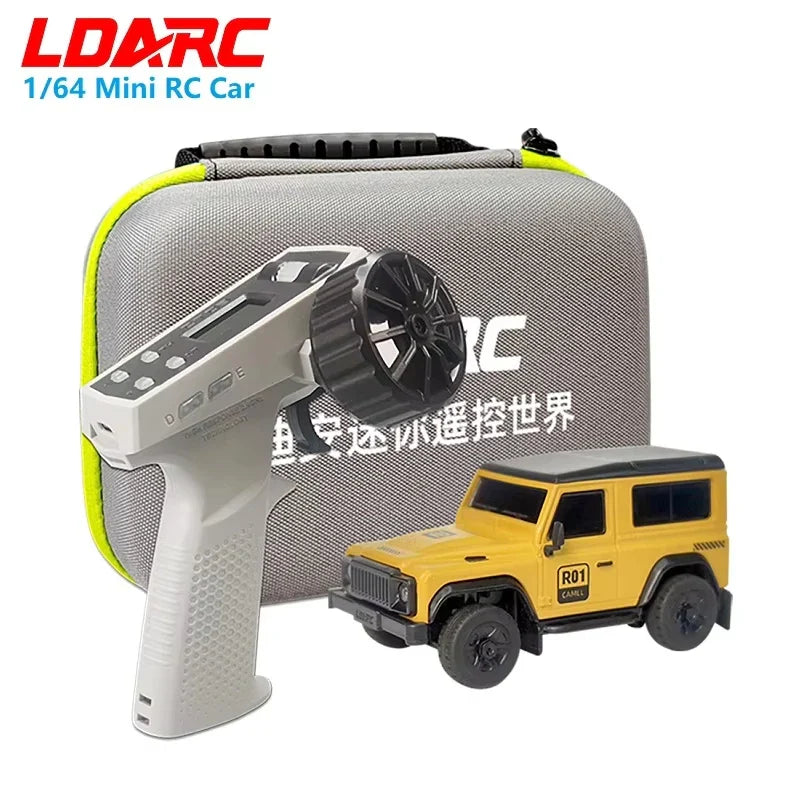LDARC R01 1/64 Mini RC Rock Crawler - Micro Scale Electric Desktop Remote Control Truck RTR