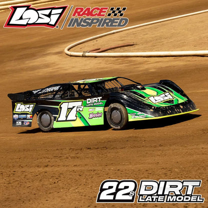 LOSI 1/10 22S 2WD Dirt Oval Late Model RTR Brushless RC Car (LOS-2167)
