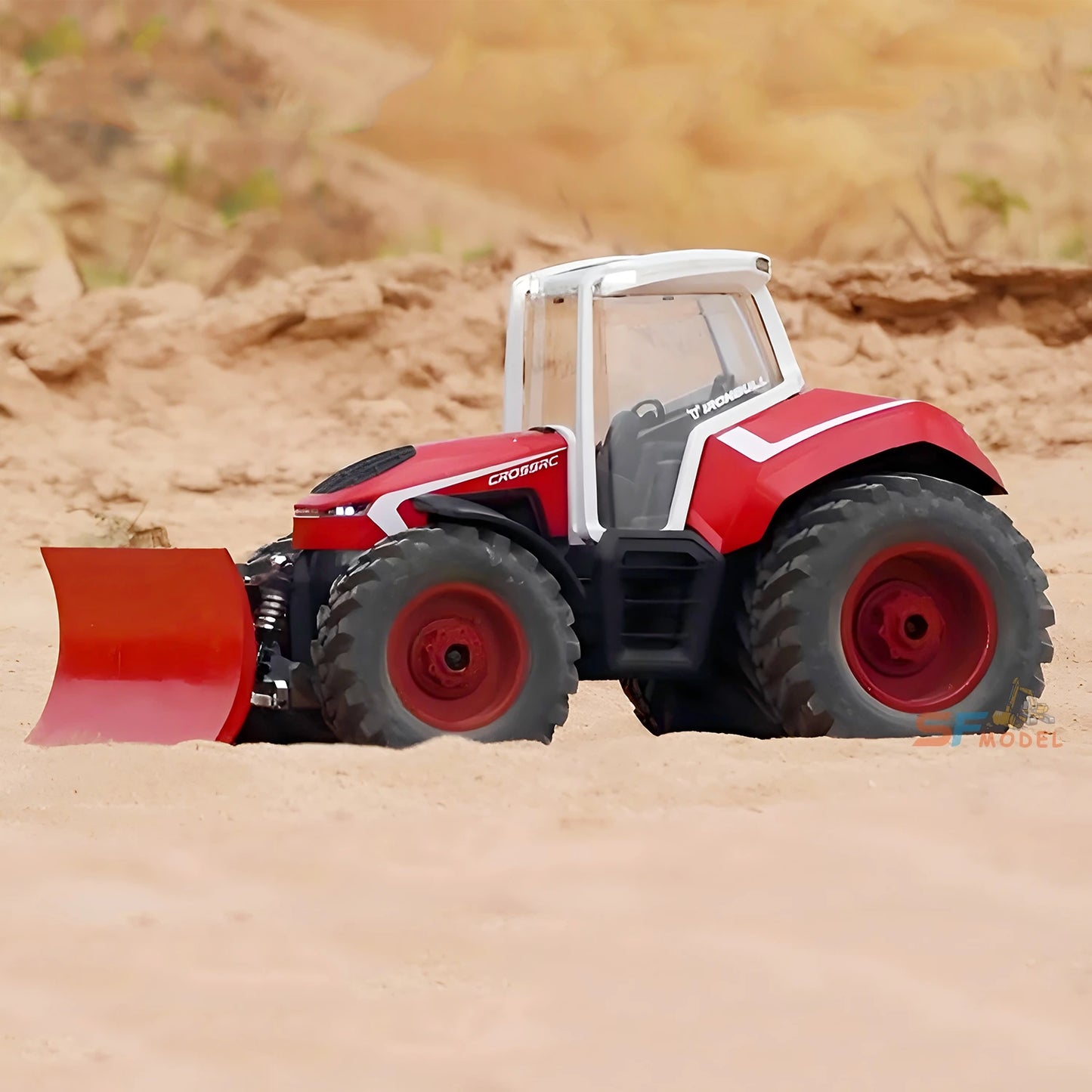 CROSSRC TL4 RC Tractor 1/8 4x4 RC Car Model Four-wheel Drive Shift Differential RTR with Light Remote Control Tractor Model Toy