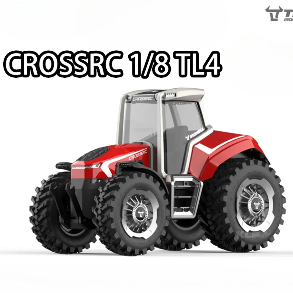 CROSSRC TL4 RC Tractor 1/8 4x4 RC Car Model Four-wheel Drive Shift Differential RTR with Light Remote Control Tractor Model Toy