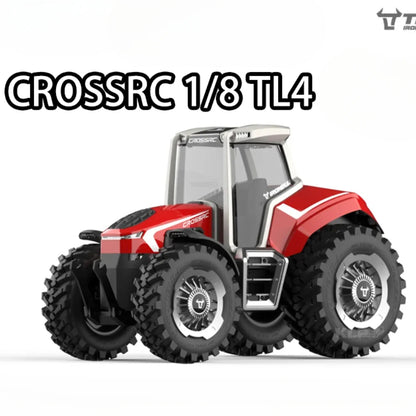 CROSSRC TL4 RC Tractor 1/8 4x4 RC Car Model Four-wheel Drive Shift Differential RTR with Light Remote Control Tractor Model Toy