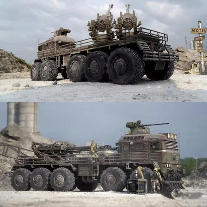 CROSSRC XX10 T-REX 1/12 RC-Auto 10x10 Gepanzertes Fahrzeug Militär-LKW Modellbausatz Version Simulation Schweres Geländefahrzeug Spielzeug für Jungen 