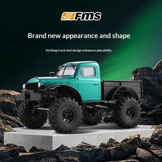 FMS 1/24 FCX24 Brushless RC Crawler - High-Performance 4WD Off-Road Mini Truck Bed Edition