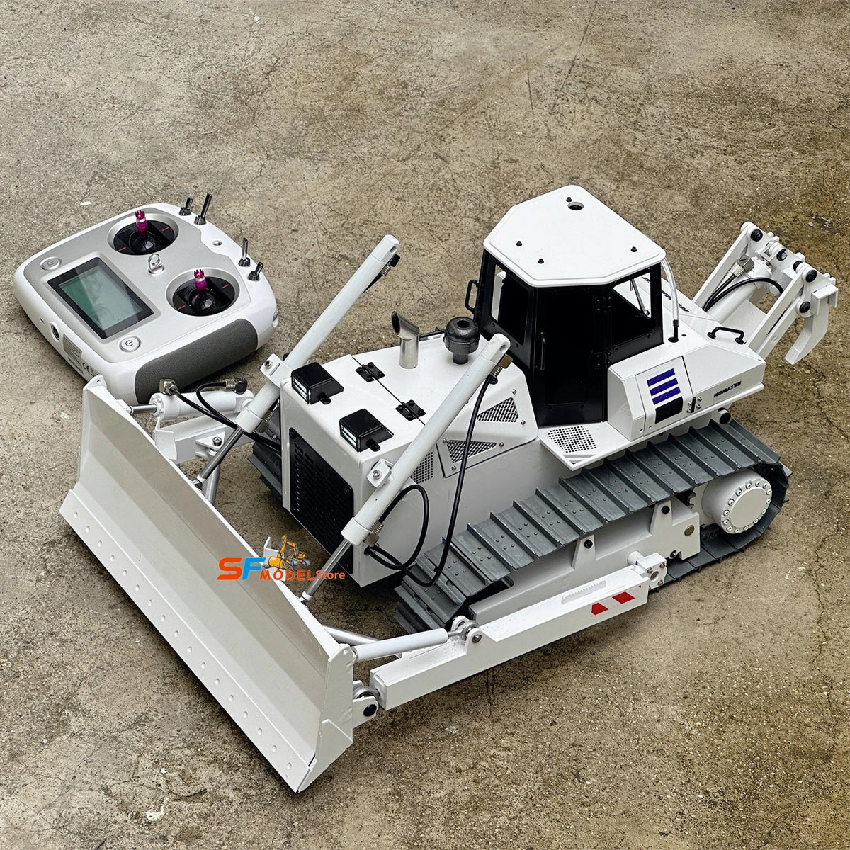 1/14 Hydraulic RC Bulldozer Metal Model RTR Version Brushless Hydraulic Oil Pump Construction Machinery RC Truck Model Toy