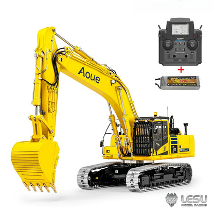 LESU PC500 RC Excavator 1/14 Metal Hydraulic RC Excavator Model KIT & RTR Excavator Remote Control Car Toy BA-B0019 Aoue-PC500LC