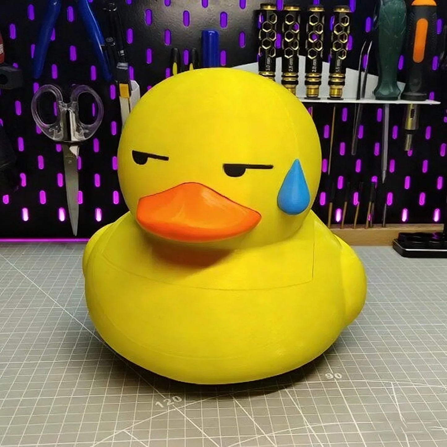 Little Yellow Duck RC Jet Pump Boat - Built-in Spray Thruster Remote Control Toy Ship