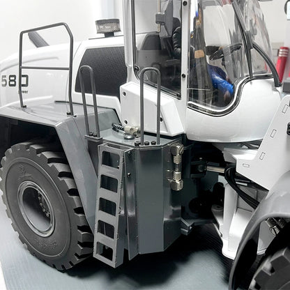 RC Loader 580 1/14 Hydraulic RC Loader Metal Model RTR Radio Remote Control with Light and Sound System Wheel Loader Model