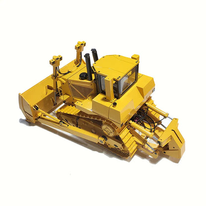 Kostenloser Versand! Bulldozer 1/14 JDM 98 DXR2 D9T ferngesteuerter Hydraulikbulldozer mit verbessertem Sound- und Lichtsystem, Metallmodell, ferngesteuertes Auto, Spielzeug für Erwachsene 
