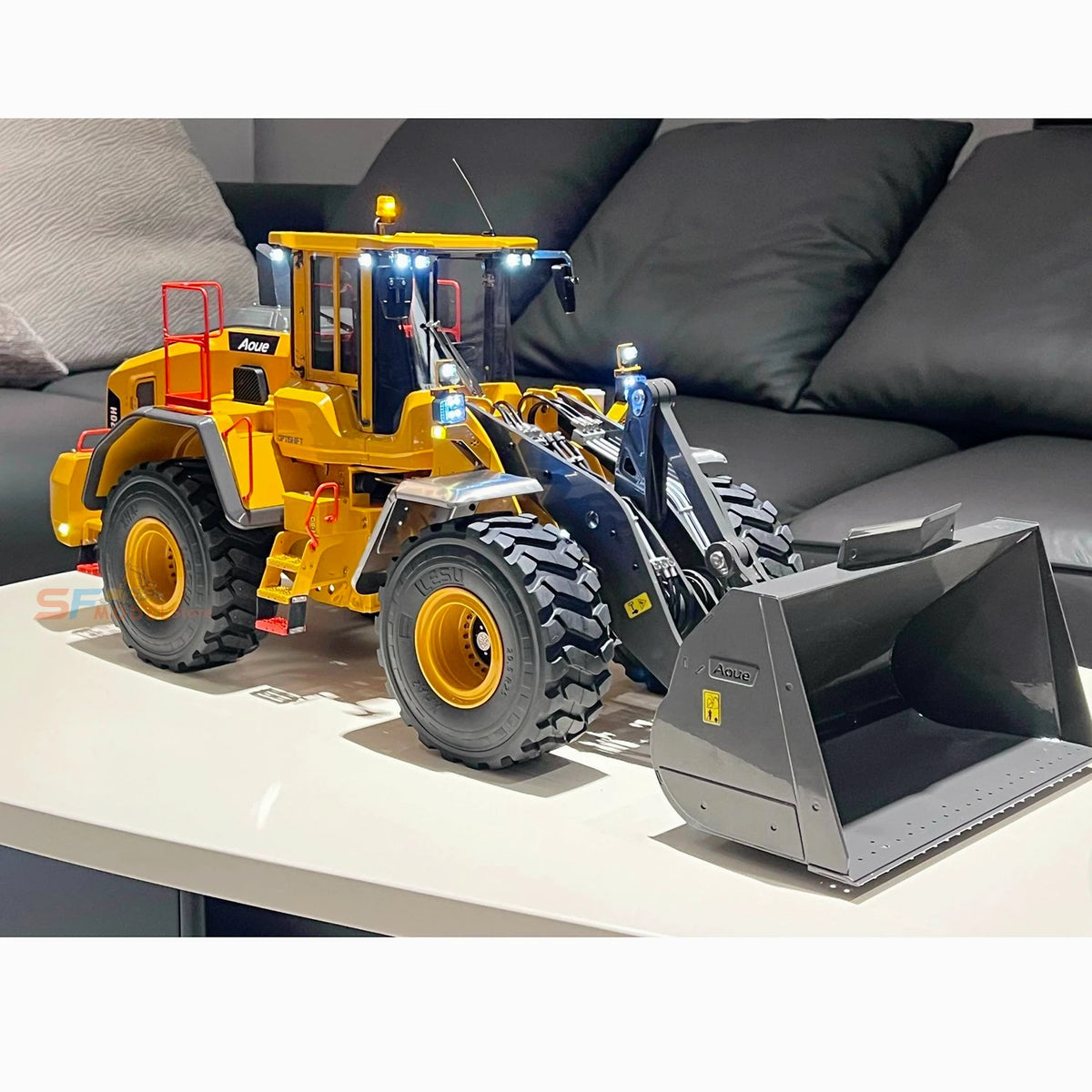 LESU New Loader 1/14 L220H Remote Control Hydraulic Loader Metal Model Engineering Wheel Loader Remote Control Car Toy