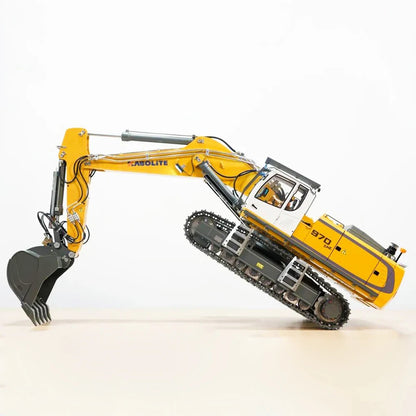 Auf Lager: RC-Hydraulikbagger K970 im Maßstab 1:14, Metallbagger, Schwerlast-Bergbaumodell mit Akku, RC-Spielzeugauto für Erwachsene 
