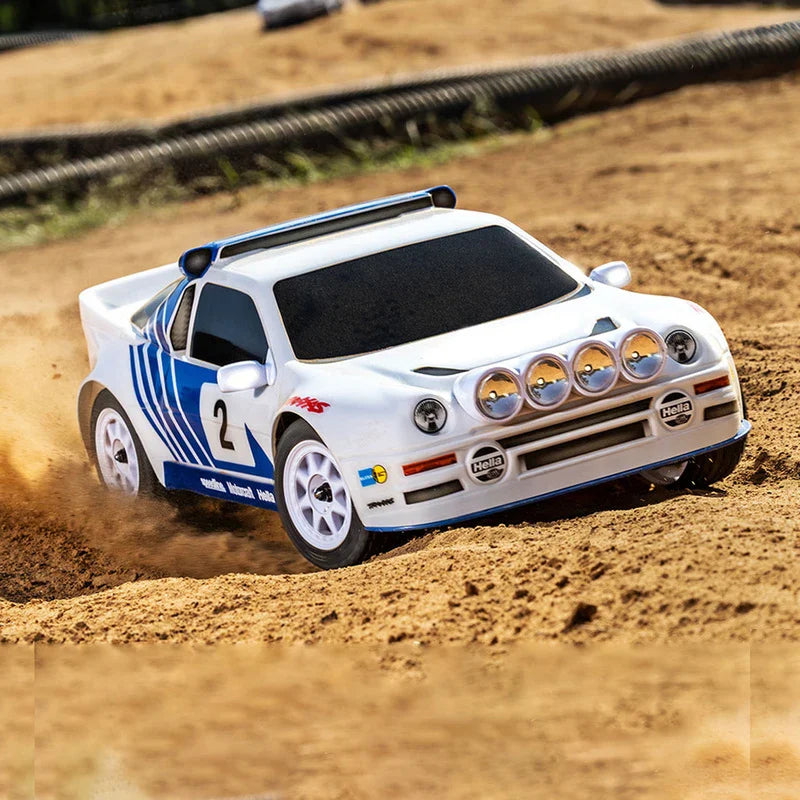 Traxxas Mini Rally Ford RS200 1/12 Scale 4WD Brushless RC Rally Car RTR
