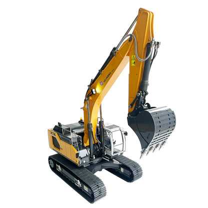 945 RC Excavator 1/14 Hydraulic RC Excavator Metal Model Engineering Machinery with Lighting System Adult Remote Control Car Toy