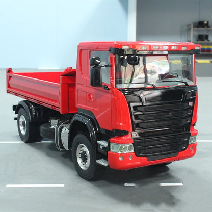 Tamiya RC-Autos 1/14 4x4 ferngesteuerter Muldenkipper, Metall-LKW-Modell, RTR mit Licht- und Soundsystem, RC-Autos für Erwachsene, Spielzeug 