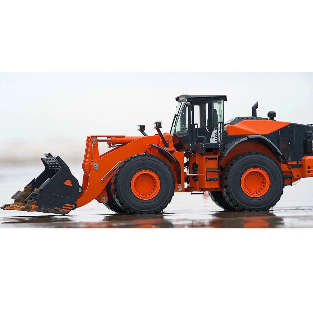 ZW370 RC Loader 1/14 Remote Control Hydraulic Loader Metal Model RTR with Light Sound System Loader Boy Remote Control Car Toy