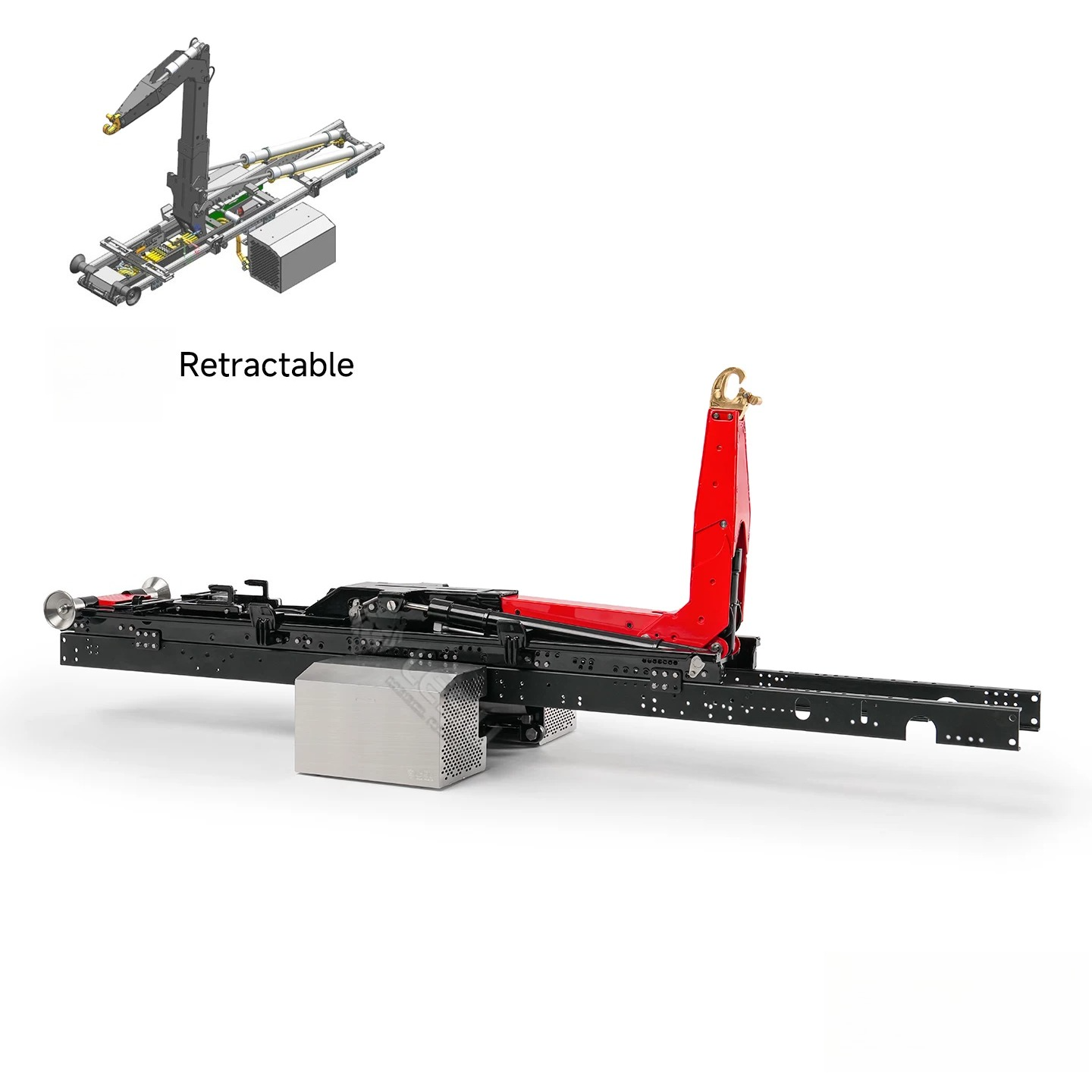 1/14 RC Hook Lift System Hydraulic Telescopic Roll-off Truck Kit LS-A0060 (1 Pump 5-Way Valve V2.0)