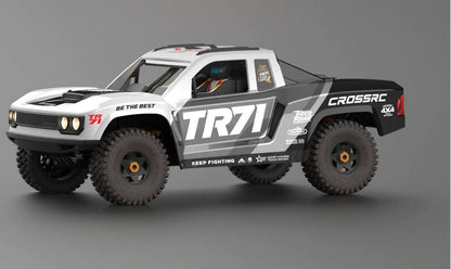CROSSRC TR71 1/7 4WD Brushless Off-Road Short Course RC Truck Low CG 7075 Aluminum Chassis  RTR/ARTR for Adults