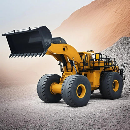 150KG L2350 Loader 1/14 Scale Hydraulic RC Loader Heavy Metal Loader with Lighting and Sound System Remote Control Model
