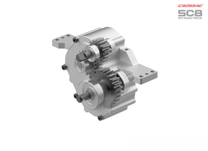 Modell SC8 1/12 8x8 Professioneller Schwerlastwagen mit Vollmetallchassis - Simulations-Geländewagen mit Doppel-Vorderachse und Lenkung 