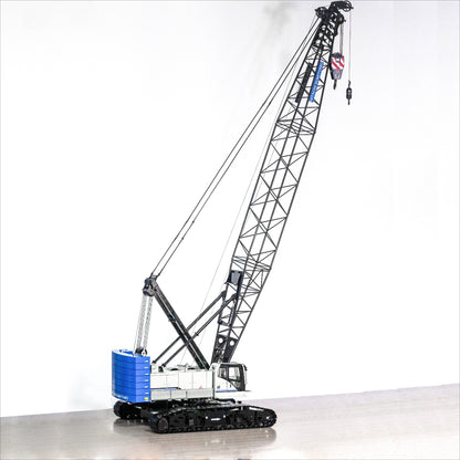 1/14 C1200 Hydraulic Crawler Lattice Boom Crane Model - Professional 100KG Grade Heavy-Duty CNC Metal Edition (RTR)