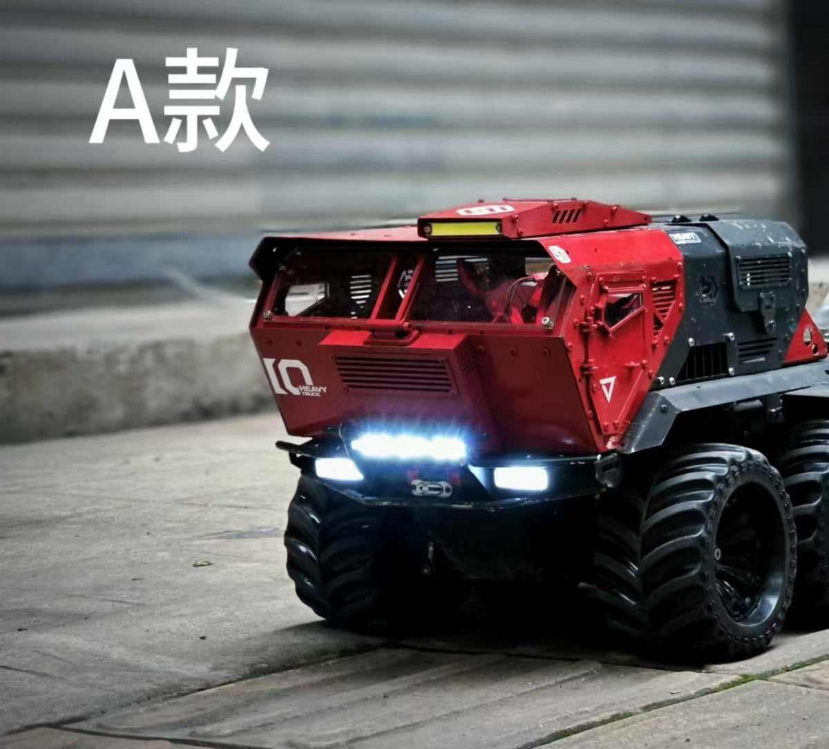 ST10X RC Truck 1/10 8x8 RC Car Metal Model with Light and Sound System Remote Control Military Truck Model Toy