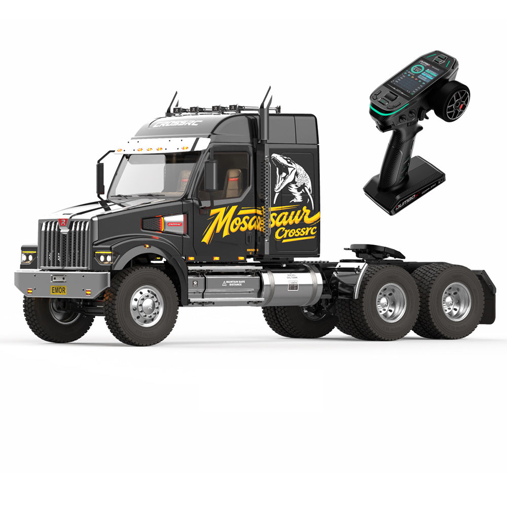 CROSSRC 1/7 EMOR RC Crawler Heavy Truck Tractor Electric Off-Road Model Car American Heavy Truck