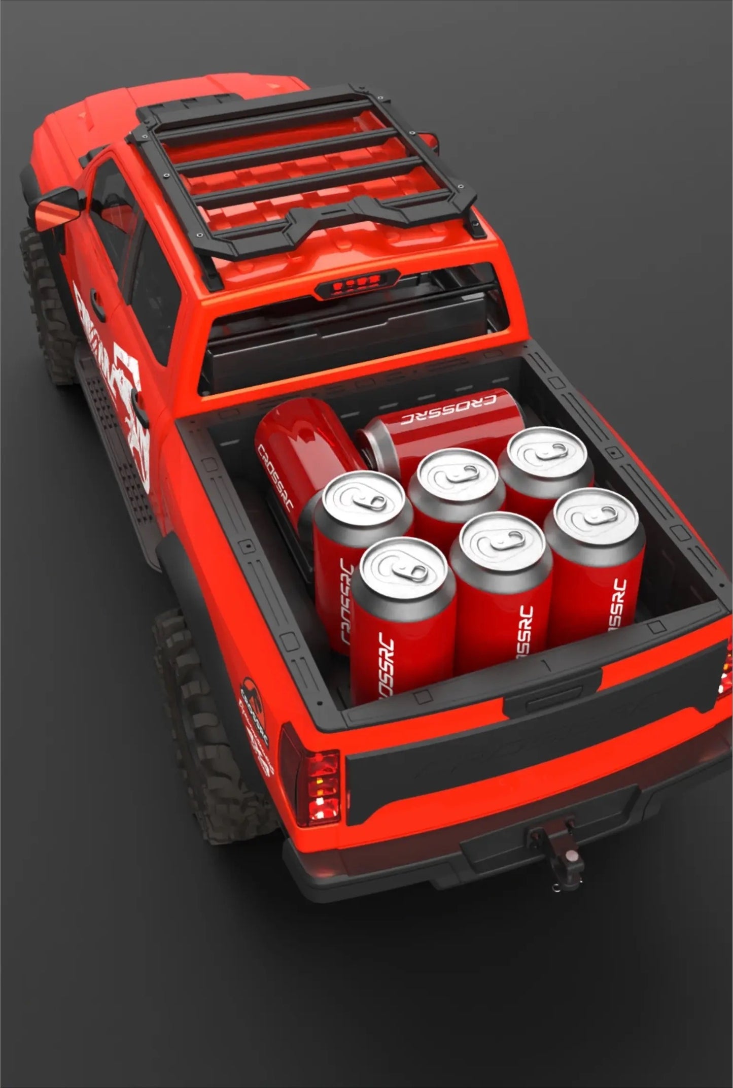 CROSSRC 1/5 Scale Brushless Version RC Off-road Pickup Climbing Car Big Dinosaur Series New Off-road Pickup Model Toy