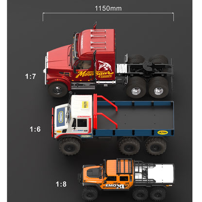 CROSSRC 1/7 EMOR RC Crawler Heavy Truck Tractor Electric Off-Road Model Car American Heavy Truck