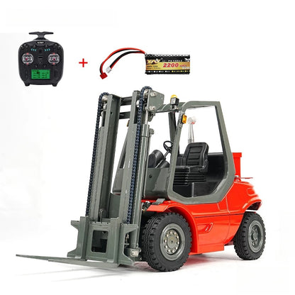 LESU Hydraulic Forklift 1/14 Scale Remote Control Forklift Metal Simulation Model RTR Version