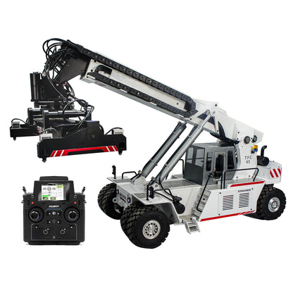 Rc Container Handler RC Crane TFC45 1/14 RC Hydraulic Front Stacker Crane RTR Container Ha ...