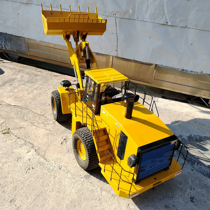 RC-Lader 1/6 Hydraulisches ferngesteuertes Ladermodell mit Licht- und Soundsystem, ferngesteuertes Auto, Spielzeug für Erwachsene 