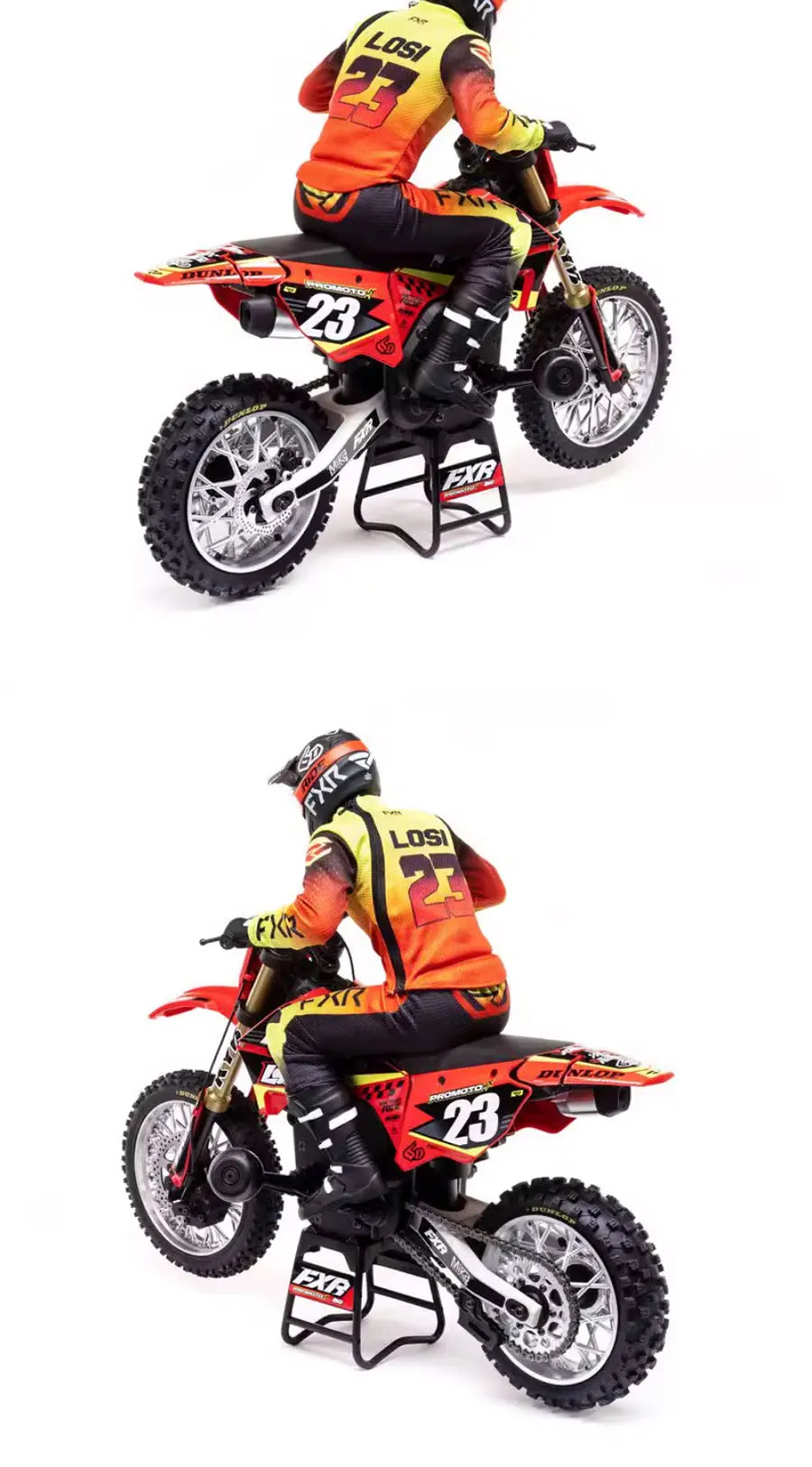 LOSI RC Motorcycle 1/14 Off-road Motorcycle Electric Brushless Mountain Off-road Motorcycle Remote Control Car Model Toy