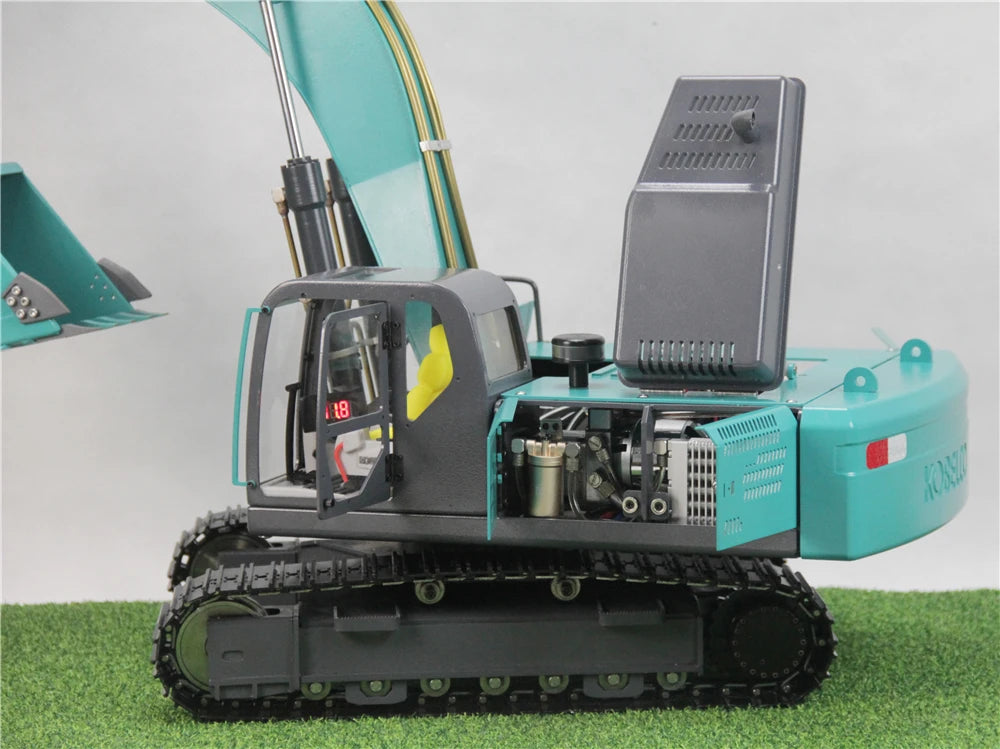 1/12 RC Excavator Metal Hydraulic Excavator Model Mechanical Engineering Adult Remote Control Car Excavator Model Toy