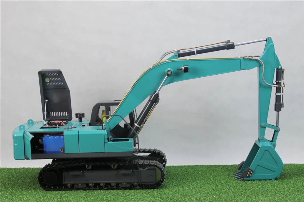 1/12 RC Excavator Metal Hydraulic Excavator Model Mechanical Engineering Adult Remote Control Car Excavator Model Toy