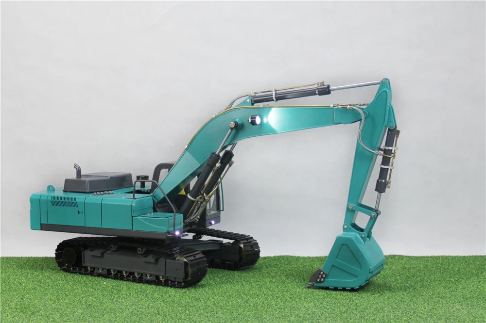 1/12 RC Excavator Metal Hydraulic Excavator Model Mechanical Engineering Adult Remote Control Car Excavator Model Toy